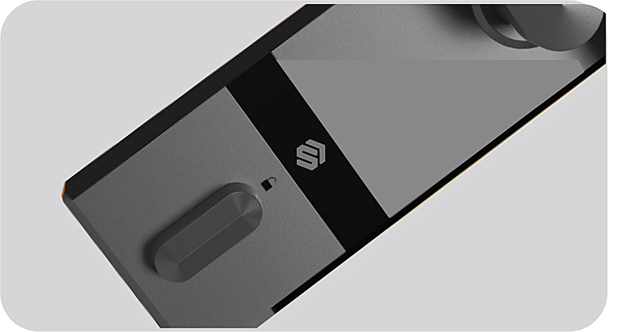 Interior thumbturn and privacy deadlock on the Smartverse M Series