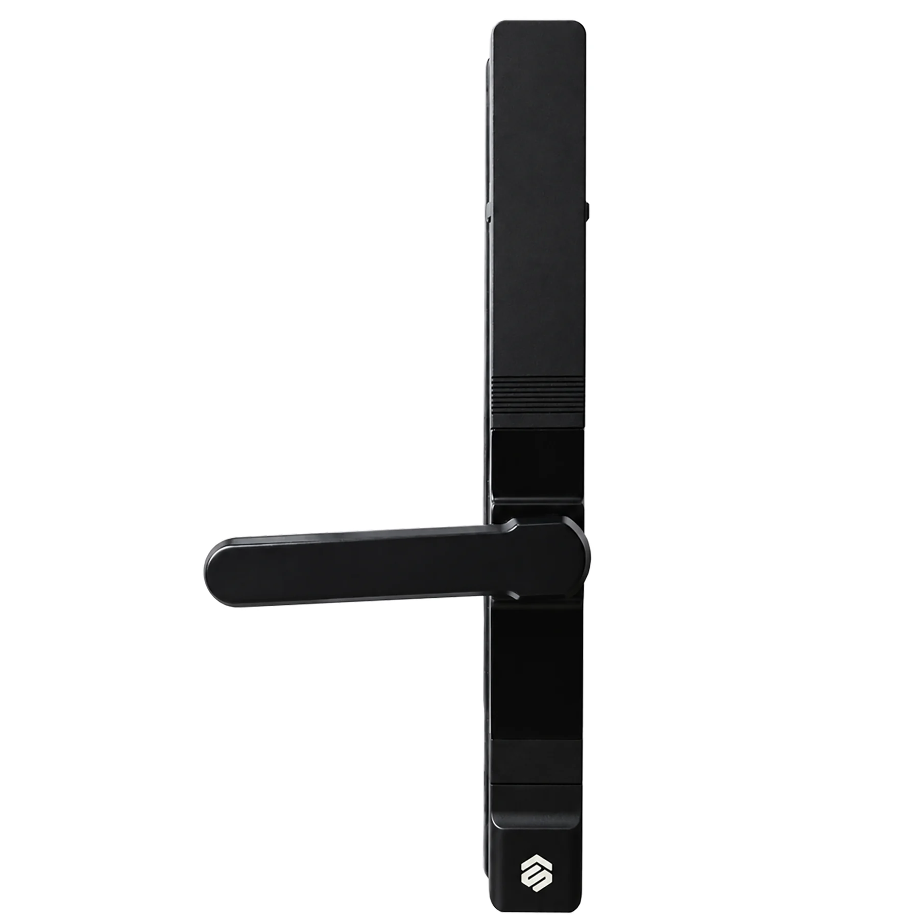 Smartverse SVDLAI002BK narrow-stile aluminium door lock interior escutcheon and lever handle in matte black