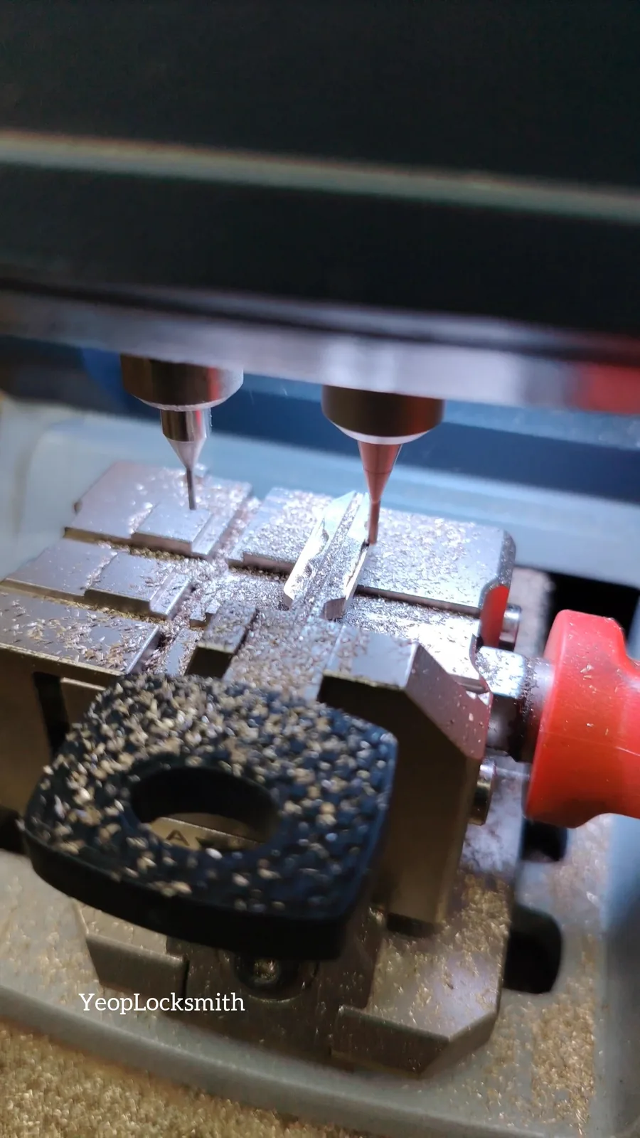 Yeop Locksmith — key cutting at the Presint 14 shop