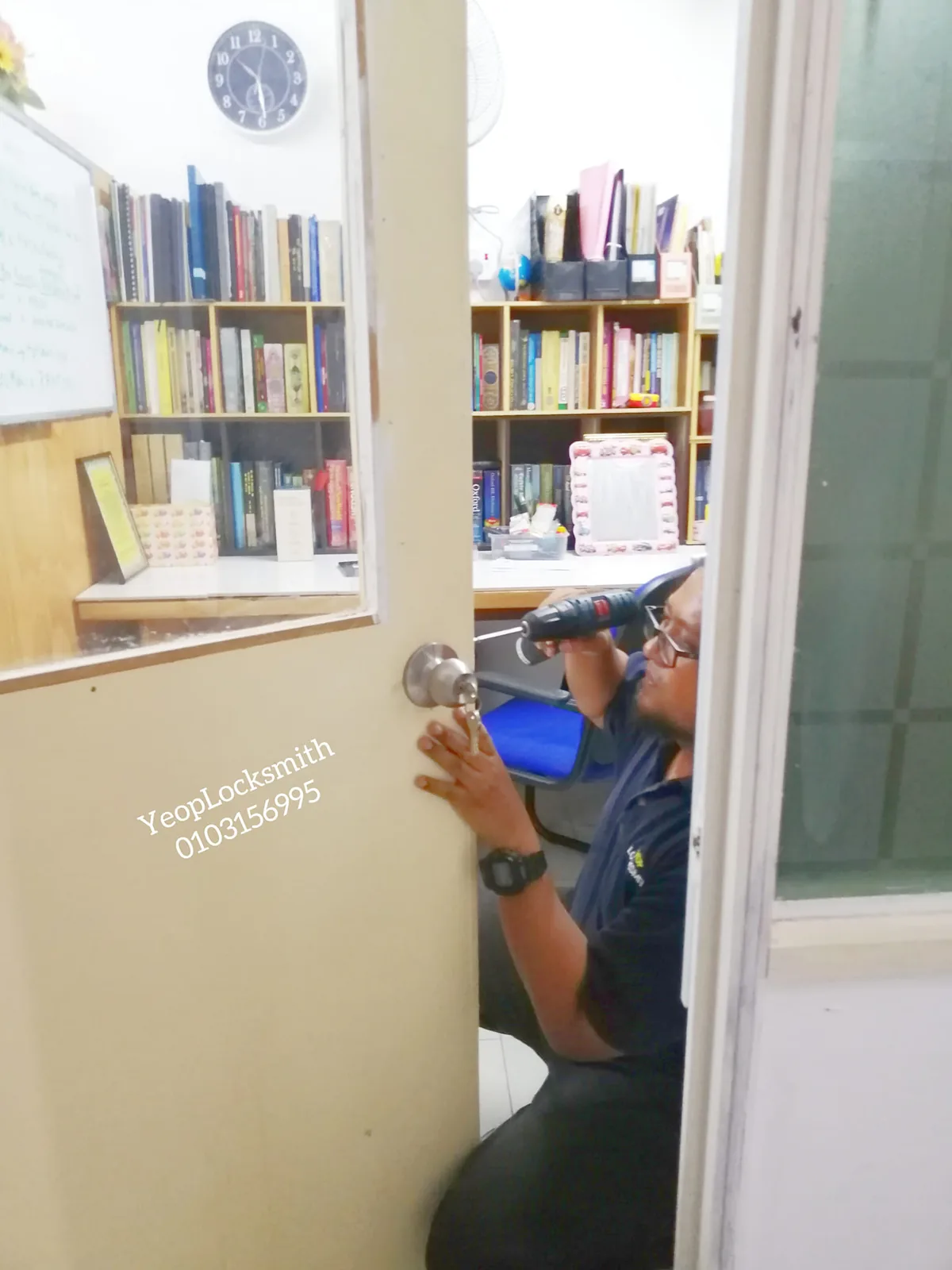 Yeop Locksmith — on-site door lock work, Putrajaya